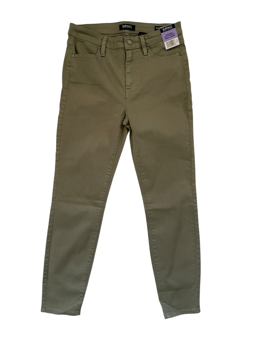 Buffalo David Bitton Army Green Slim Stretch Jeans Size 4/27
